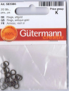 Ringe,altgold, nickelfrei, 6,0 mm 20 St.